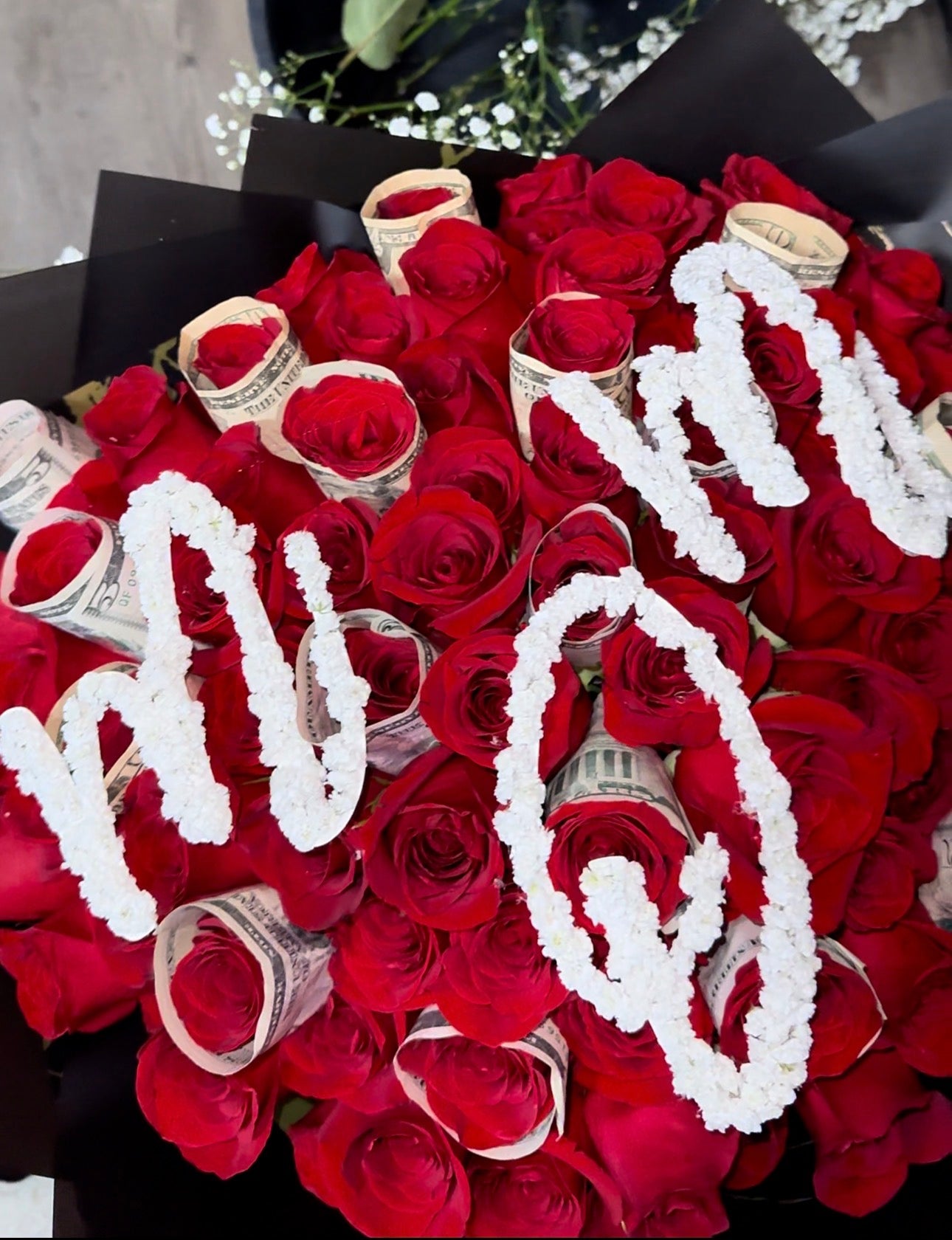 Money Wrapped Roses