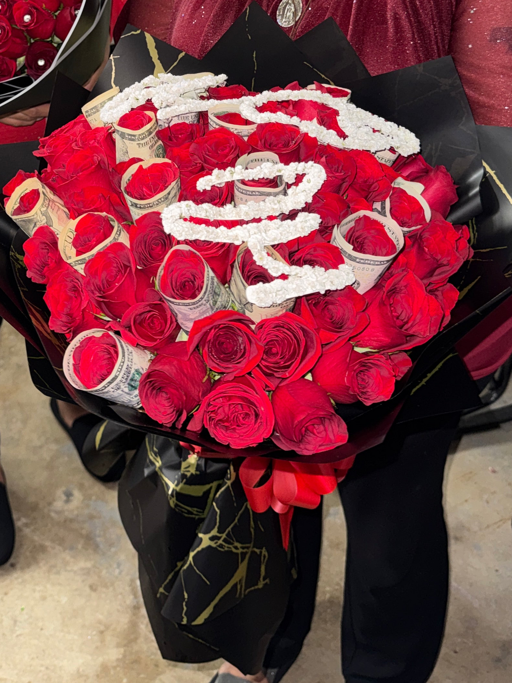 Money Wrapped Roses